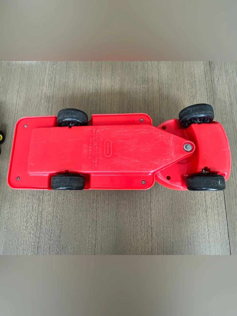 Vintage Little Tikes Red Fire Rescue Truck Toy with Ladder